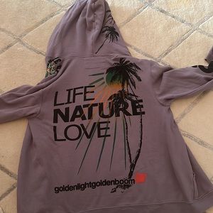 free city purple zip up great condition